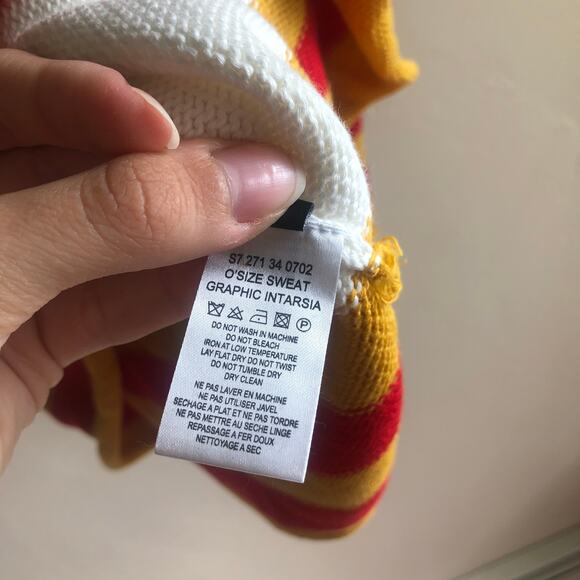 Rare Joesph Graphic Abstract Intarsia Sweater - Picture 7 of 8